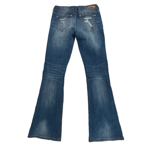 UNIONBAY Flare Distressed Denim Jeans Size 9 Women’s - Picture 3 of 7